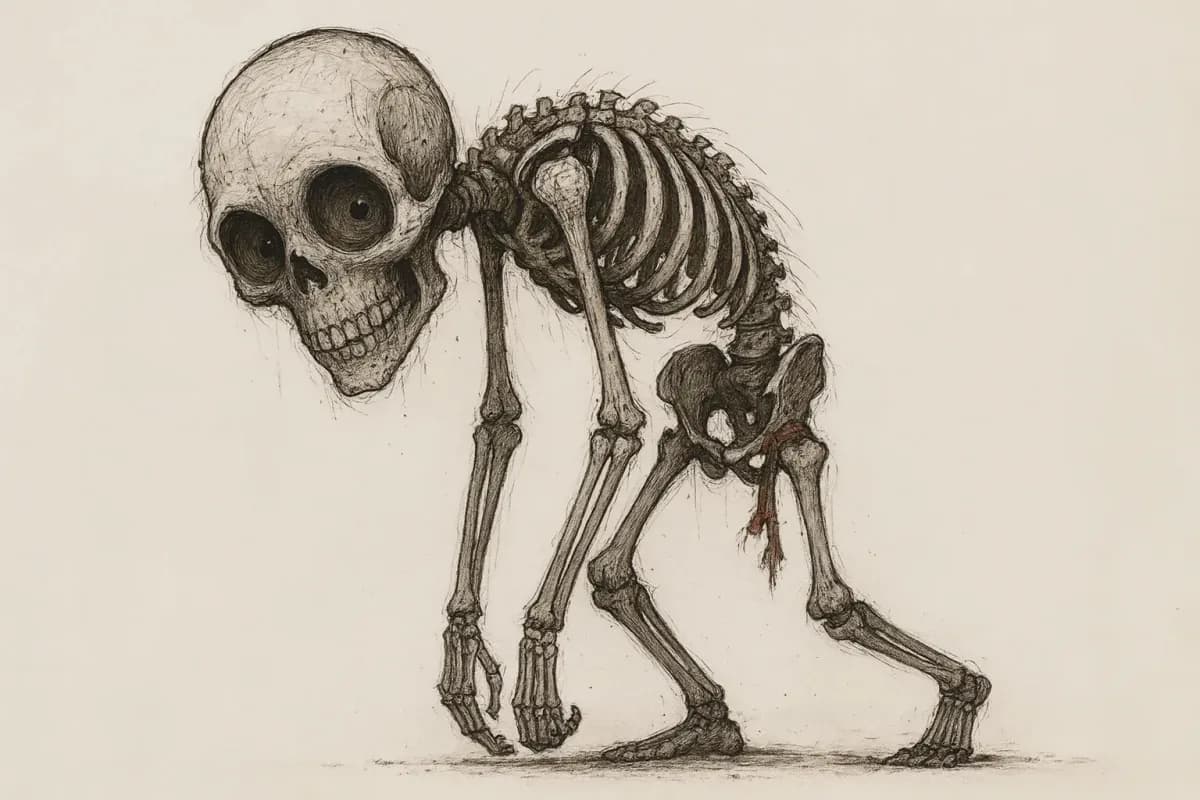 Gashadokuro — an original YOKAI LORE illustration