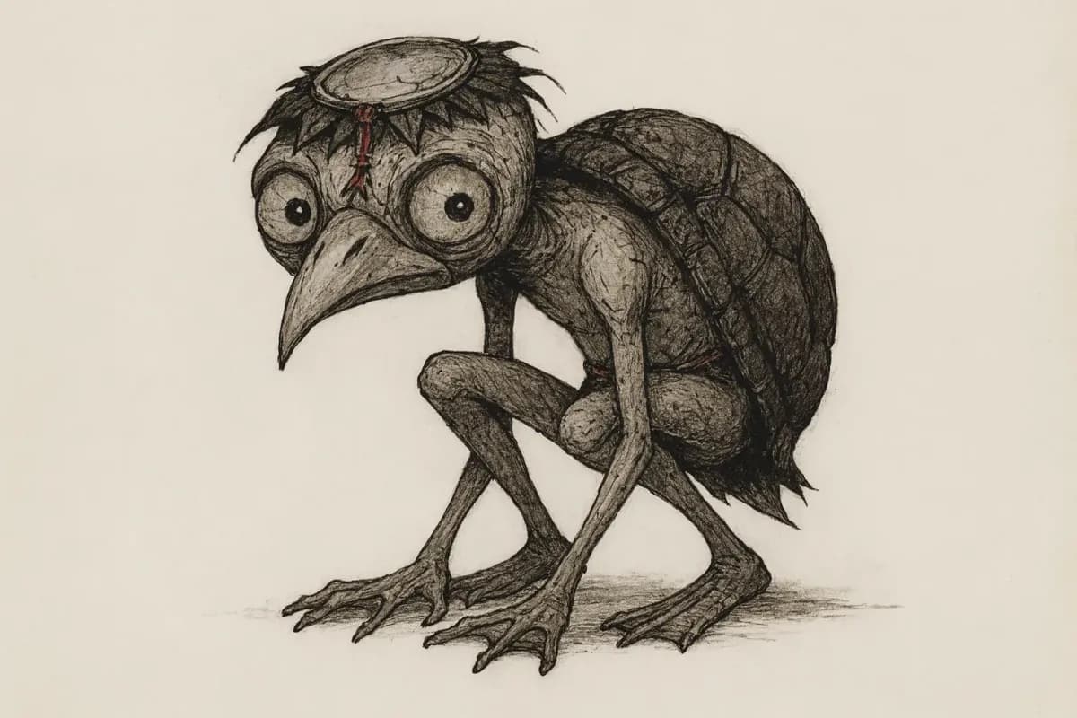 Kappa — an original YOKAI LORE illustration