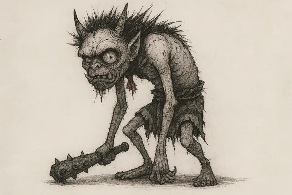 Oni — an original YOKAI LORE illustration