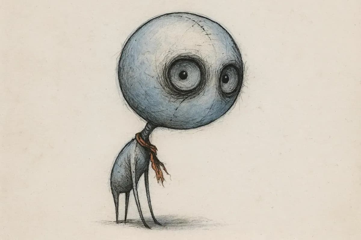 Onibi — an original YOKAI LORE illustration