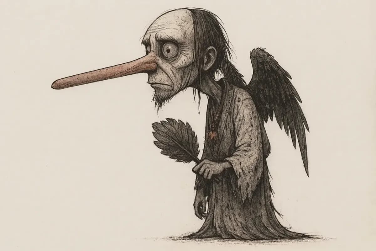 Tengu — an original YOKAI LORE illustration